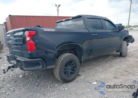 2021 Chevrolet Silverado 1500 4Wd Short Bed Custom Trail Boss из США, поврежденный, VIN 3GCPYCEF4MG482172